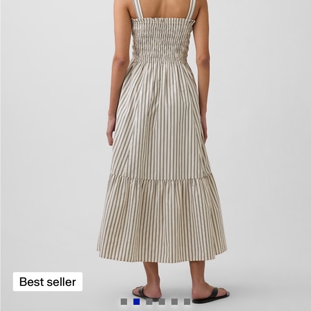 GAP White 100% Cotton Maxi Summer Dress Size Small Petite - Picture 6 of 6